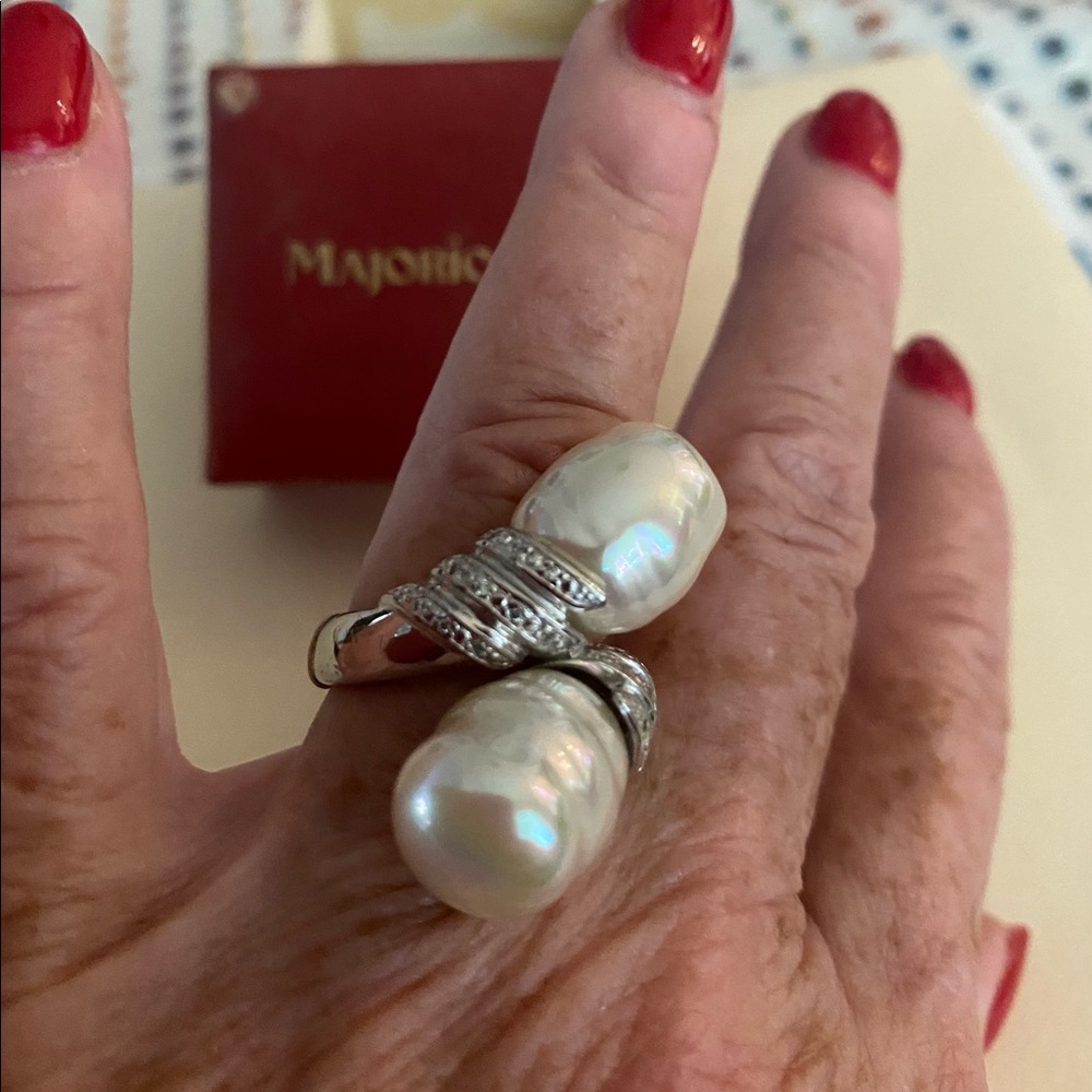 GENUINE MAJORCA PEARLS RING/BOUGHT AT CORTE INGLÉS